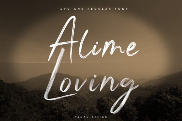 Alime Loving: The Display Font That Elevates Your Campaign Designs