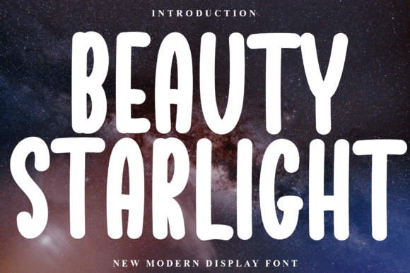Beauty Starlight Font for Modern Web Design