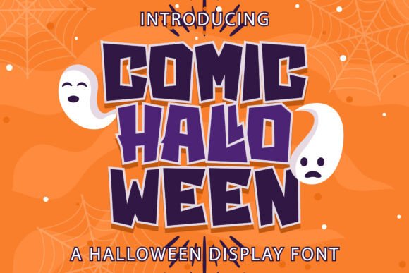 Comic Halloween Font for Spooky Seasonal Designs