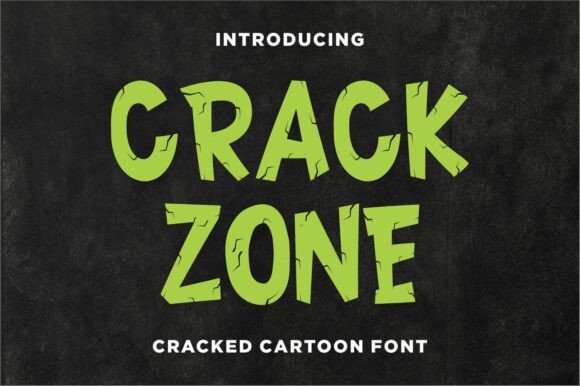 Crack Zone Font for Bold Web Design and Eye-Catching Typography