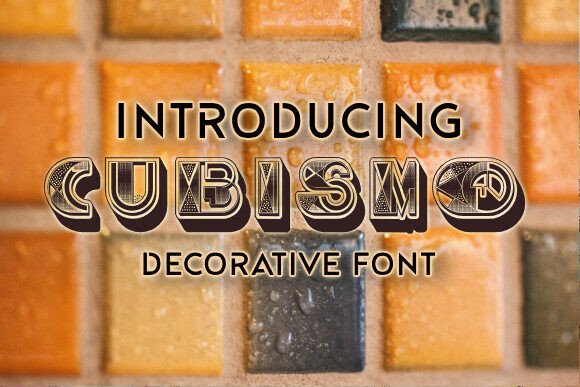 Cubismo: A Display Font for Elegant Branding Projects