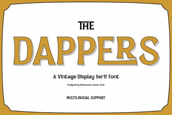 Dappers Font Download for Timeless Design
