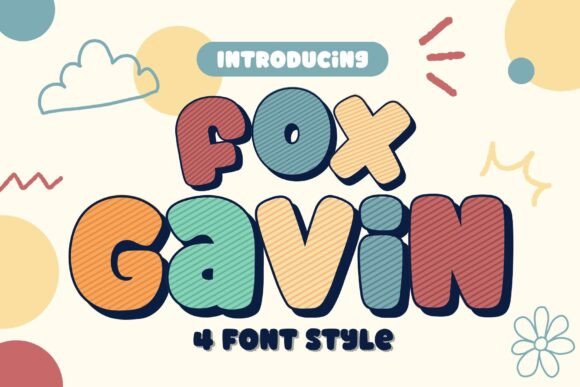 Fox Gavin: A Playful Display Font for Creative Projects