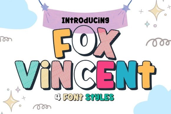 Fox Vincent: A Versatile Display Font for Creative Crafters