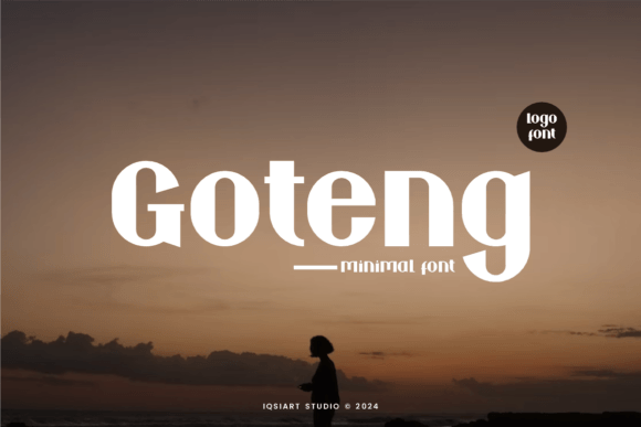Goteng: A Bold Display Font for Modern Editorial Design