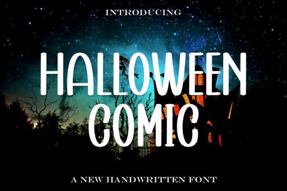 Halloween Comic Typeface for Festive Web Design