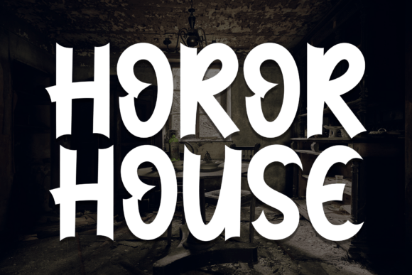 Horor House: A Sweet and Whimsical Display Font