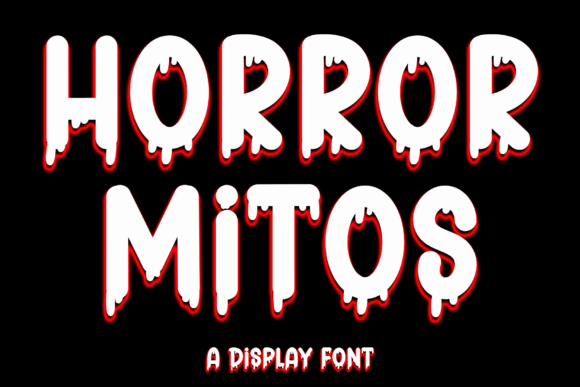 Horror Mitos: A Display Font for Spooky Editorial Design