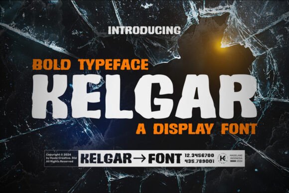 Kelgar: The Bold Font That Elevates Your Brand