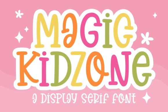 Magic Kidzone Font for Whimsical Handmade Creations