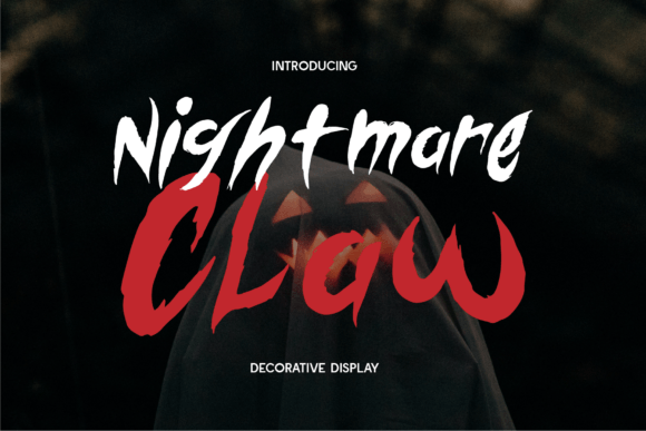 Nightmare Claw Font for Editorial Design and Horror-Themed Projects