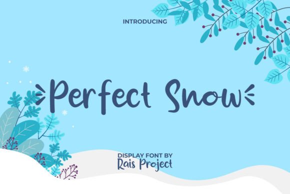 Perfect Snow Font for Eye-Catching Design and Branding