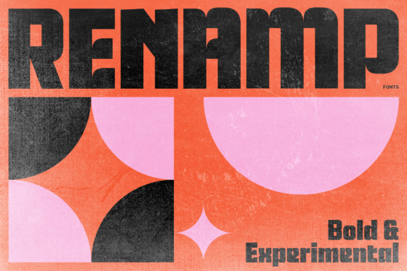 Renamp: The Bold, Square-Cut Font That Commands Attention
