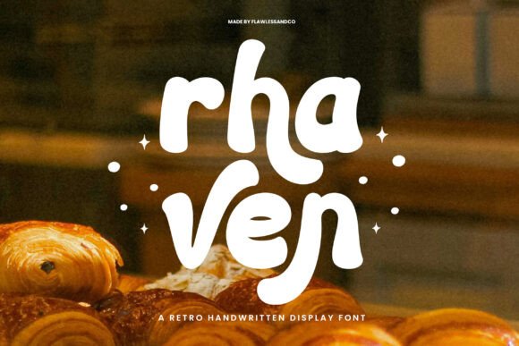 Rhaven: A Playful Display Font for Branding Projects