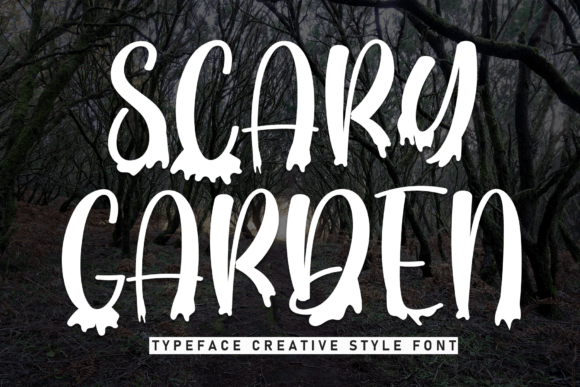 Scary Garden: A Playful Handwritten Display Font for Creative Makers