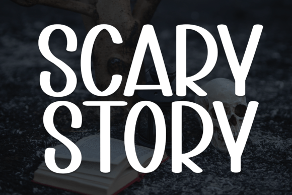 Scary Story Font for Halloween Branding and More