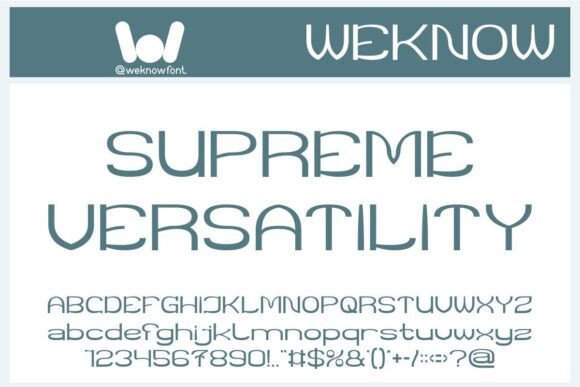 Supreme Versatility: A Display Font for Modern Branding