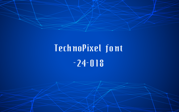 Techno Pixel: A Retro-Inspired Display Font for Creative Projects