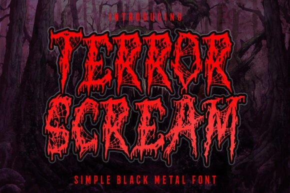 Terror Scream Font for Bold Branding and Professional Design